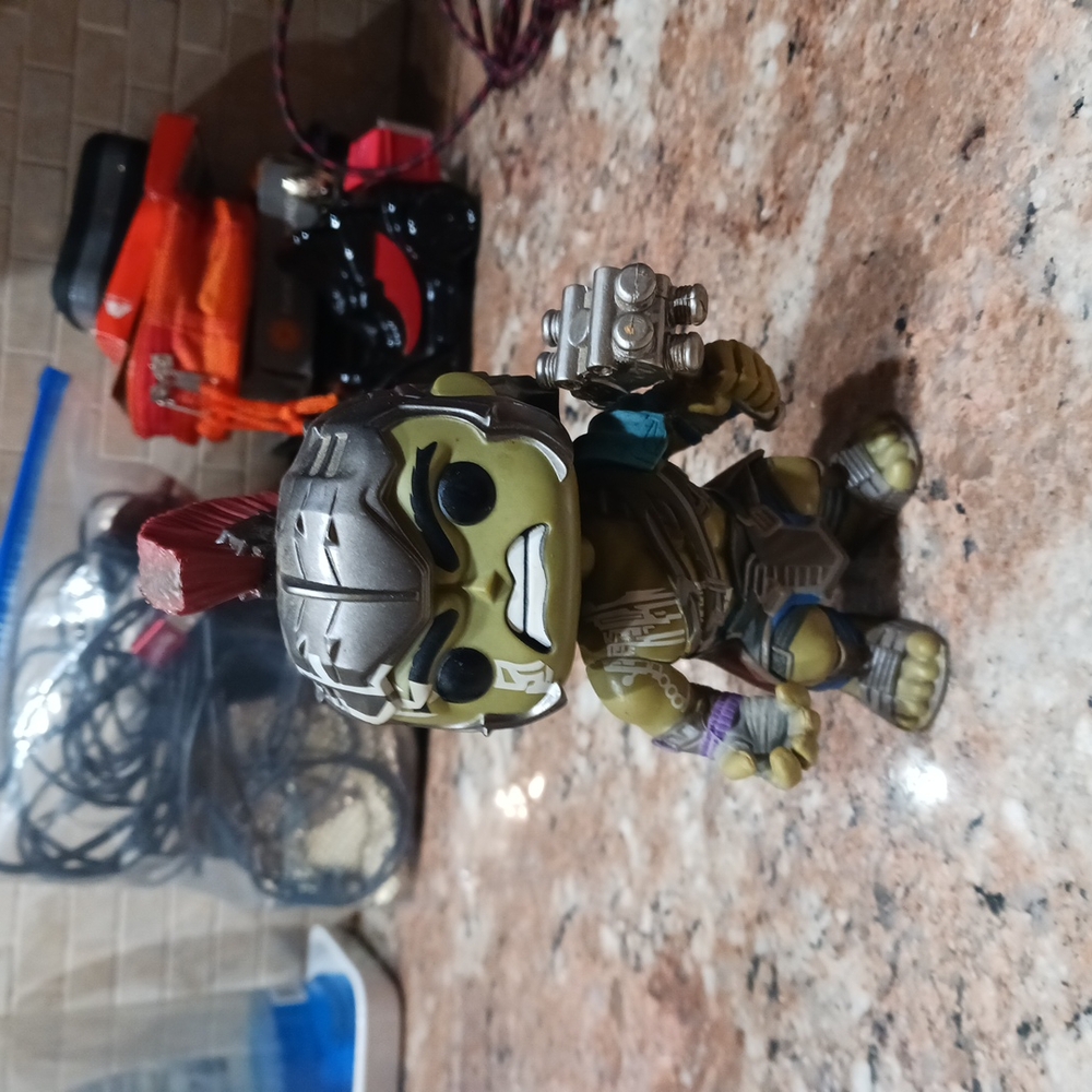 Funko Pop Hulk Thor Ragnarok Figure #241 Marvel Helmet Gladiator 2017 No Box